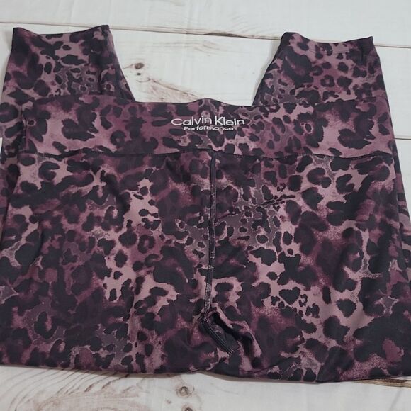 Calvin Klein Performance High Waisted 7/8 Length Animal Plus Size 3XL Beautiful - Picture 7 of 7